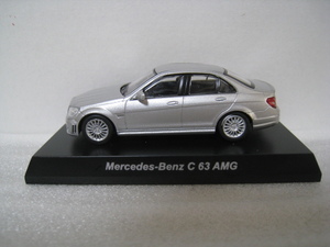 京商　サークルK　第50弾　ＡＭＧ　コレクション「 メルセデスベンツ　C63　ＡＭＧ　シルバー色 」 1/64　ケース箱、カード有り、外箱なし