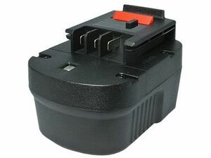 A12 対応 ブラックアンドデッカー BLACK+DECKER 12V 2.0Ah 互換 バッテリー スライド式 ニカド 電動工具 コード 03365