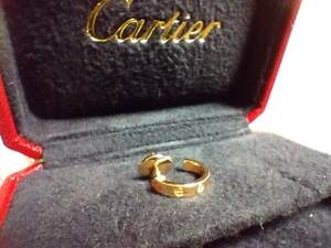 cartier earrings pink gold mile display only 