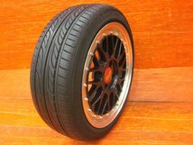 【Y4】メーカー不明 メッシュ 16インチ 7.0J +40 PCD100 4H グッドイヤー LS2000 Hybrid2 195/45R16 ヴィッツ/ｂB/E11ノート/デミオなど☆_画像3