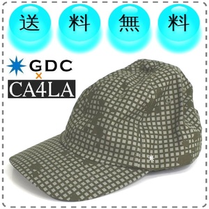 GDC ジーディーシー × CA4LA カシラ コラボ 日本製 迷彩柄 カモフラ メンズ レディース キャップ 野球帽 帽子 コットン100% 送料無料