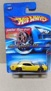 【ブラックグリル】　HOT WHEELS（ホットウィール）　1971 PLYMOUTH GTX　