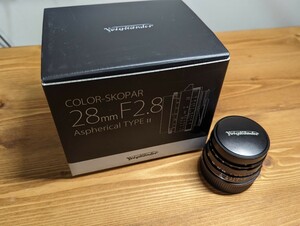 Voigtlander COLOR-SKOPAR28mm F2.8 Aspherical (Type II) VMマウント ブラック