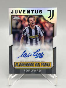 2023 Topps Juventus Team Set アレッサンドロ・デル・ピエロ Alessandro Del Piero 直筆サインカード Auto