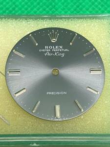 ジャンク ロレックス ROLEX 5500 エアキング SINGER グレー文字盤 針セット トリチウム 夜光光ります。