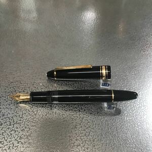 ●モンブラン 146 セミオールド ニブサイズF(ペン先太さ細字)ペン裏エボナイト●Montblanc 146 14C F