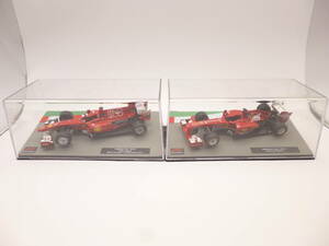 ◇F1マシンコレクション②◆1/43 フェラーリ2台セット [F10-2010年 F.マッサ][F138-2013年 フェルナンド.アロンソ] ◆デアゴスティーニ◇