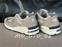 中古 美品 27.5cm New Balance M990GY2 990v2 grey グレー スエード 2022年製 定番 生産終了_画像4