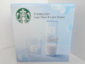 〇未使用 STARBUCKS スターバックス　ロゴグラス＆ラテシェイカー