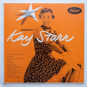 USオリジナル　KAY STARR / SONGS BY KAY STARR　Capitol T-211 / 初回モノラル / ターコイズ / マトD1・D1 / 全曲試聴済み / ケイ・スター