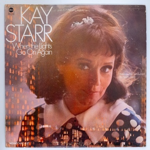 USオリジナル盤　KAY STARR / When the lights Go On Again ABC-631 / モノラル / 白プロモ / VAN GELDER刻印 / 溝 / LW / ケイ・スター