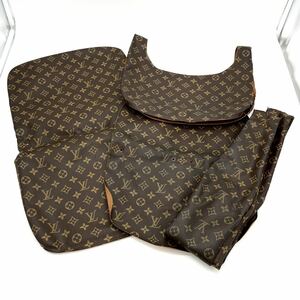 1円 LOUIS VUITTON ルイ ヴィトン モノグラム ソミュール ３０ レザー 生地 K0608N