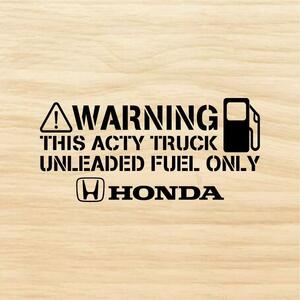  Honda Acty грузовик горловина топливного бака крышка топливного бака разрезные наклейки чёрный цвет 