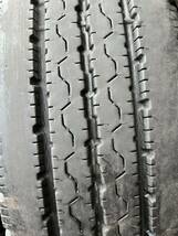 夏タイヤ　ブリヂストン DURAVIS R205 185/70R15.5 106/104LLT ひび割れあり　　４本セット_画像3