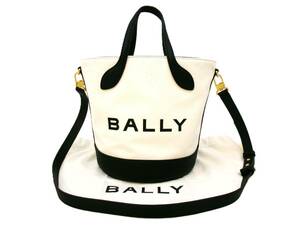 本物税込バリー ファブリック 2WAYバッグ【BALLY】美品