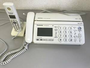 【中古品】 Panasonic パナソニック KX-PW320-W FAX電話機 子機1点つき