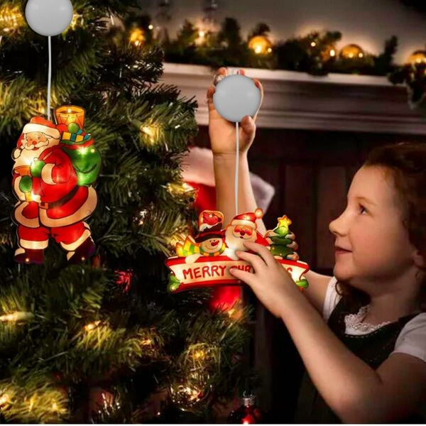 クリスマス 飾り ライト イルミネーション ライト 電池式 led 3D ライト