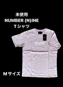 新品 未使用 NUMBER (N)INE ナンバーナイン ピンク 逆ロゴ 逆さロゴ 半袖 ブランド ロゴ Tシャツ メンズ Mサイズ 