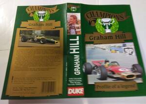 [ super rare ] VHS tape ( English version ) Champion z Graham * Hill 