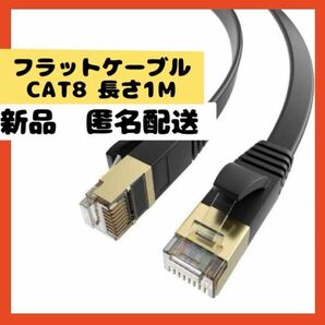 【即購入可】LANケーブル　カテゴリー8 CAT8 1M パソコン　スマホ　pc