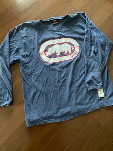 エコー・アンリミテッド　ロングスリーブTシャツ　紺　L　LL　ecko unltd ロンT