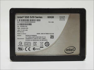 Intel 2.5インチSSD 520 SSDSC2CW060A3 60GB SATA #11954