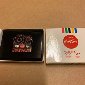 TOKYO2020 TEAM コカ・コーラ　オリジナルピンバッジ花火