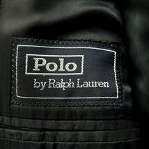 ポロラルフローレン ★カシミヤ混★ テーラードジャケット ブレザー 紺ブレ くるみボタン POLO RALPHLAUREN イタリア製 紺 ネイビー ４０ L_画像6