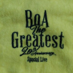 BoA☆20周年記念スペシャルライヴ　BoA the Greatest☆2022.5.29　代々木第一体育館☆マフラータオル☆中古