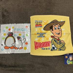  Toy Story woody - Pingu hand towel 