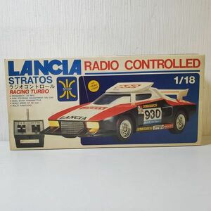 ●MP81【送80】RADCON 1/18 LANCIA STRATOS RACING TURBO ラジコン ランチア・ストラトス