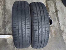 T222-4　ラジアルタイヤ　ダンロップ　ENASAVE EC204　195/65R15　2020年　2本セット　個人宅発送不可商品_画像1