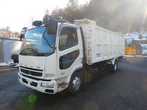 [CH22105] long deep dump H19 year Fuso Fighter loading 2550.6 speed MT earth and sand prohibited dump Ranger Forward 