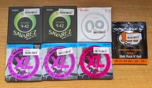 【お試し用に・未開封新品7個セット】 D'Addario SAVAREZ Fender SIT 