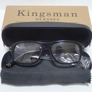 訳あり Kingsman Glasses Black Replica M キングスマン メガネ ブラック レプリカ 眼鏡 黒 黒ぶち 度なし 伊達めがね コスプレ 道具 映画の画像6