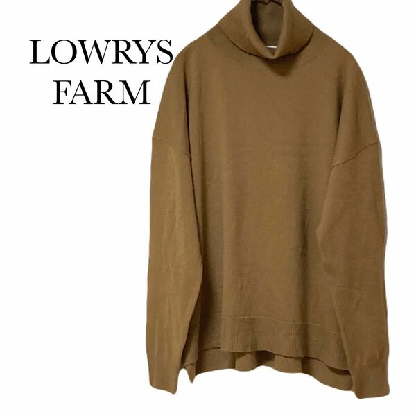 LOWRYS FARM/ローリーズファーム　タートルネックセーター M