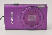 ★実用品★ キヤノン Canon IXY 600F コンパクトデジタルカメラ パープル ★元箱付★ L1308＃Z1275_画像4