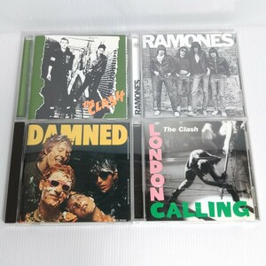 punk rock パンク・ロック CD 4枚セット The Damned The Clash Ramones 