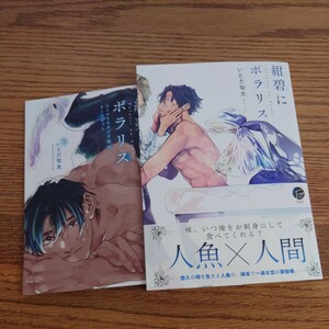 極美品☆紺碧にポラリス/いとだ旬太/BL 漫画/コミコミ特典リーフレット☆4冊同梱可能!!