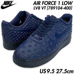 AIR FORCE 1 LOW ’07 LV8 VT "INDEPENDENCE DAY" 789104-400 （ミッドナイトネイビー/ミッドナイトネイビー/ミッドナイトネイビー）