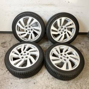 258＊中古品 スタッドレスタイヤ4本セット MICHELIN X-ICE 225/45R18 95H スバル レヴォーグ ホイール 18×7 1/2J 55 現状品＊