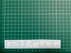 カッティングステッカー　車　バイク　シール　詩　ステッカー　トラック　おもしろ　デコトラ　下ネタ　ポエム　文字　ジョーク