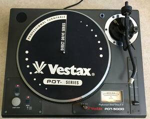 Vestax PDT-5000 ② 基本動作確認済/音出し未確認 中古 訳あり/ジャンク ヴェスタクス/ターンテーブル/アナログ/レコード/ヴィンテージ