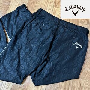 【美品】キャロウェイ callaway 防風パンツ 保温パンツ ウインドブレーカー 3L 暖パン