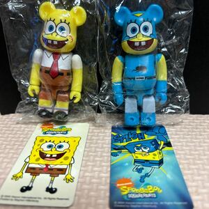 BE@RBRICK ベアブリック　シリーズ18 CUTE 表＆裏セット　スポンジボブ シークレット