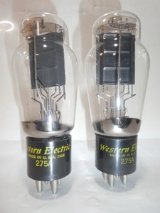 真空管　Western Electric 275A 中古良品 2本