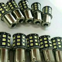 24V用 S25 LED 33連 シングル球 ホワイト ８個+保障2個 (計10個)_画像2