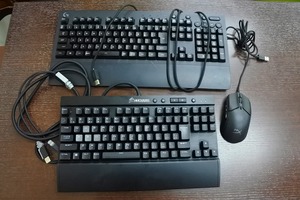 PC祭 ゲーミングキーボード CORSAIR コルセア RGP0034 Logicool G213 Y-U0029 マウス HYPERX PF010