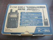 ハローCQ祭 アイコム iCOM 広帯域ハンディーレシーバー IC-R6 使用品 長期保管品 アマチュア無線機_画像9