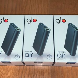 glo hyper air グロー ハイパー エア 3点セット 加熱式タバコ 軽量 薄型 新品未使用 未開封